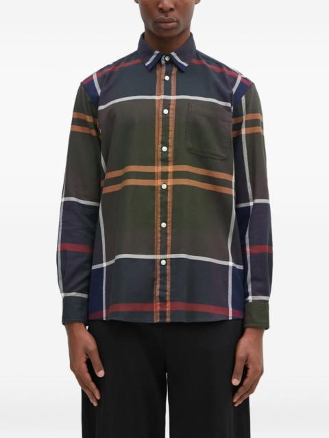 Barbour checked long-sleeve shirt