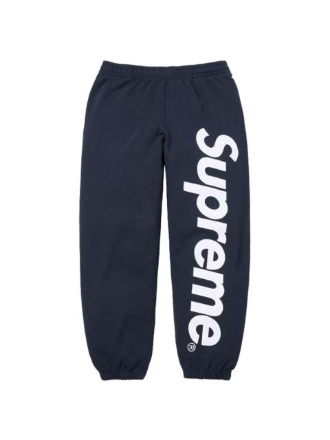 Supreme Satin Appliqué Sweatpant "SS26 - Navy" SU27516