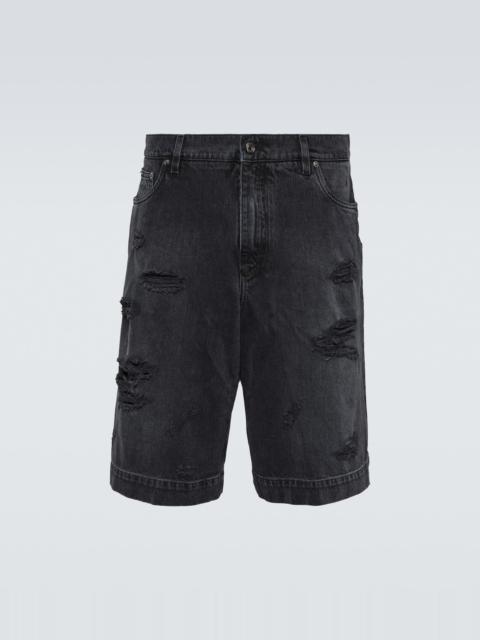 Dolce & Gabbana Distressed denim shorts