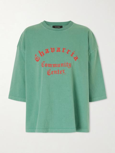 WILLY CHAVARRIA Buffalo Printed Cotton-jersey T-shirt