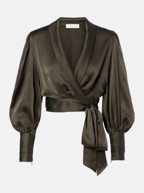 Zimmermann Silk wrap top