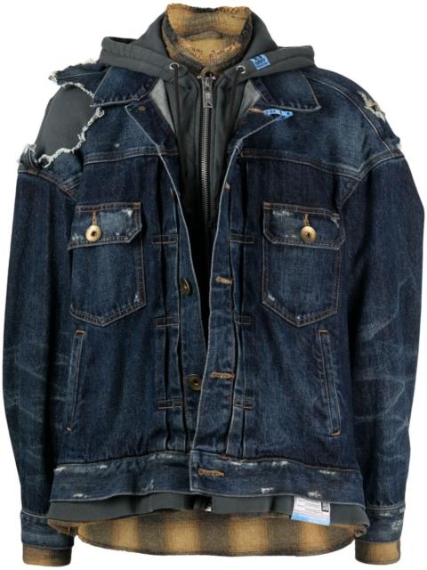 Maison MIHARAYASUHIRO Mix layered denim jacket