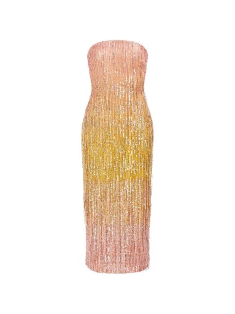 Aje. Amulet sequin-embellished midi dress