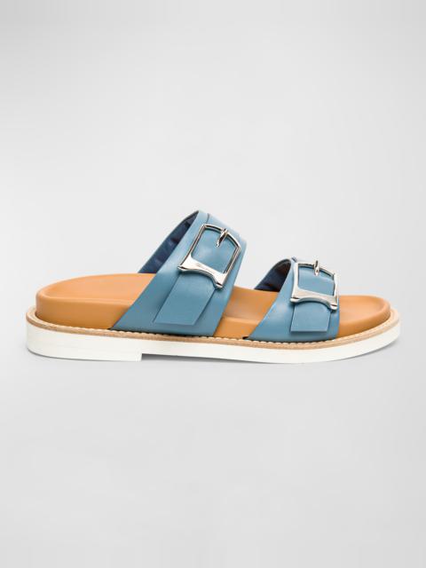 Amalfi Dual Buckle Slide Sandals