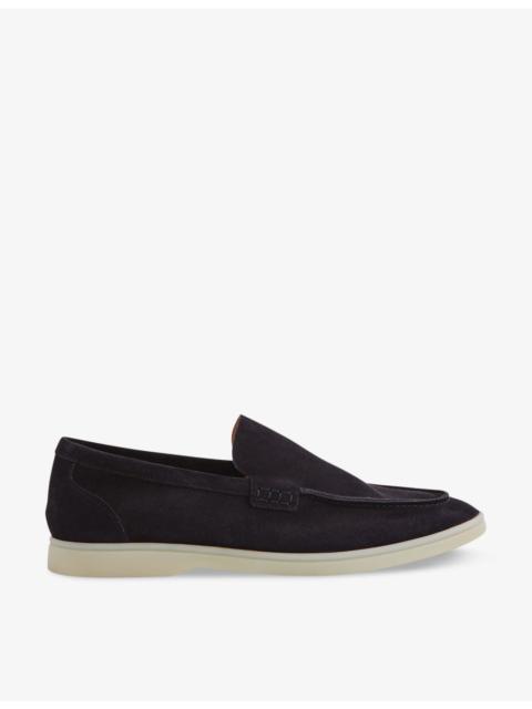 REISS Kason slip-on suede loafers
