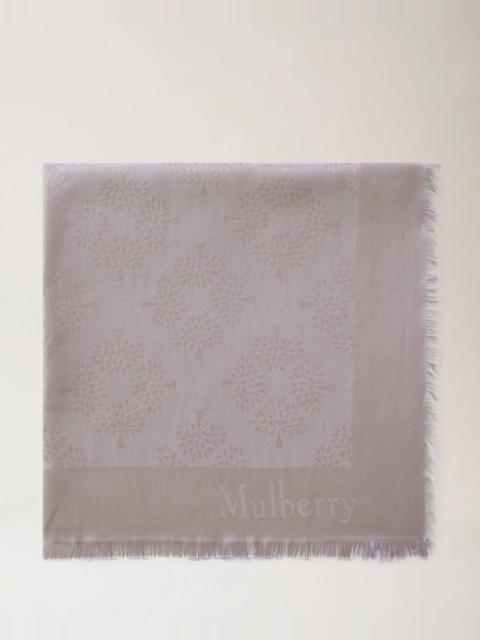 Mulberry Tree Square Rosewater Cotton Silk Blend