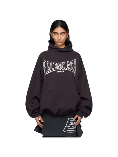 BALENCIAGA Black 'Balenciaga Boxing' Large Fit Hoodie