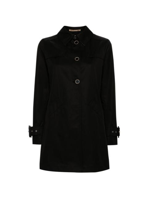 A-line gabardine jacket