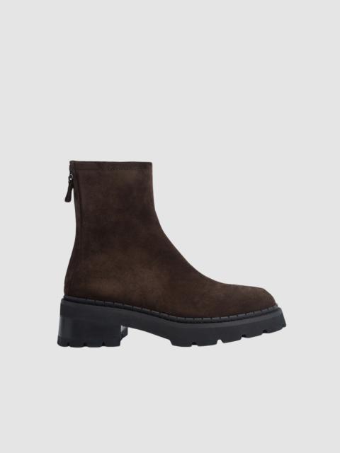 BY FAR Alister Bear Suede Leather Ankle Boot