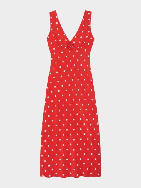 Rails x Giadzy Terena Sleeveless Polka Dot Dress