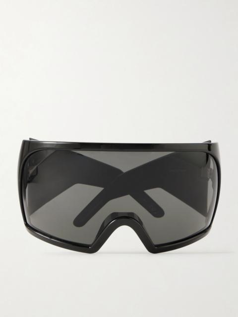 Rick Owens Kriester mask-frame sunglasses Black
