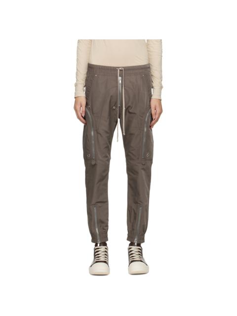 Rick Owens Gray Temple Bauhaus Cargo Pants