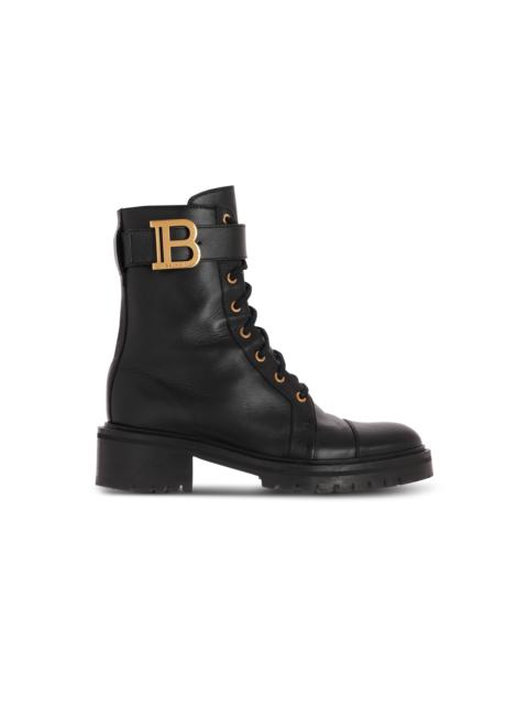 Balmain Leather Ranger Romy ankle boots