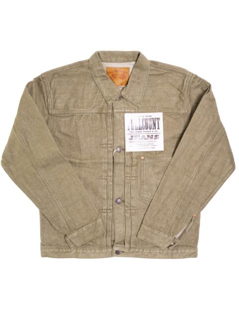 FULLCOUNT 2107OD Type 1 Olive Drab Denim Jacket (Limited Union Show Piece)