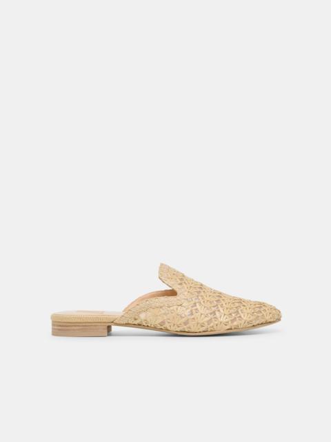 dolce vita KIRT FLATS LT NATURAL CROSS HATCH RAFFIA