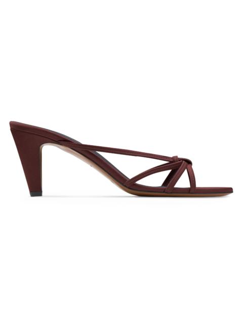 NEOUS Women's Motha 65MM Knotted Mules - Dark Chocolate