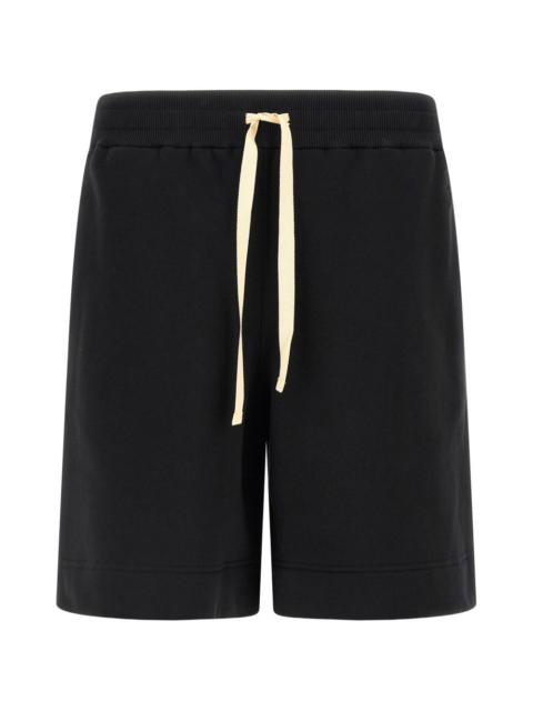 Jil Sander logo bermuda shorts