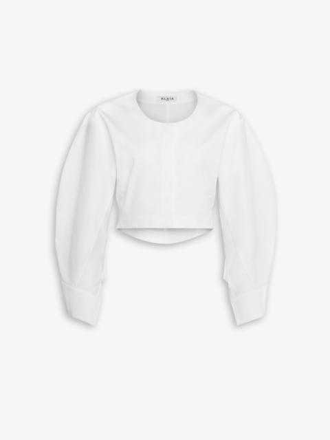 BLOUSE IN COTTON POPLIN