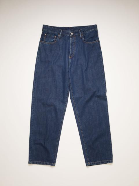 Loose fit jeans dark blue