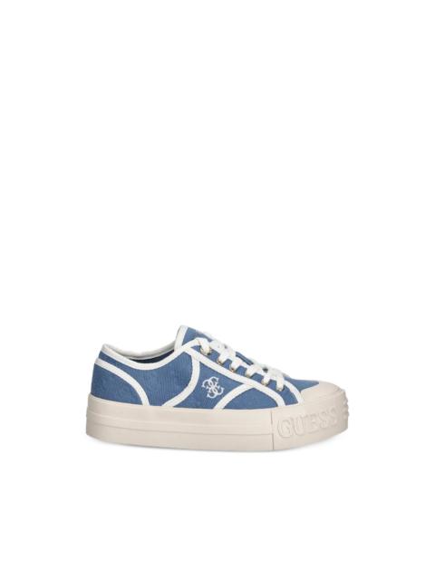 GUESS USA Issah piped-trim sneakers