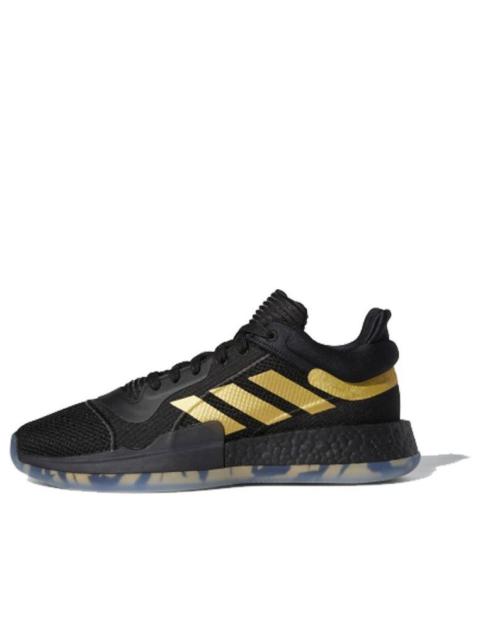 adidas adidas marquee 부스트 낮은 '블랙 메탈릭 골드' EE8572