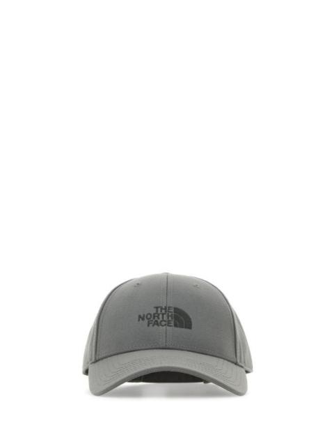 Grey polyester baseball cap
