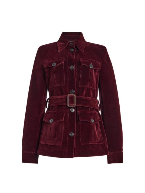 FRANÇOISE Sutton Belted Cotton Jacket