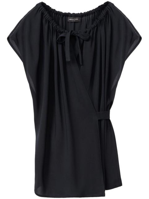 FABIANA FILIPPI wrap design blouse