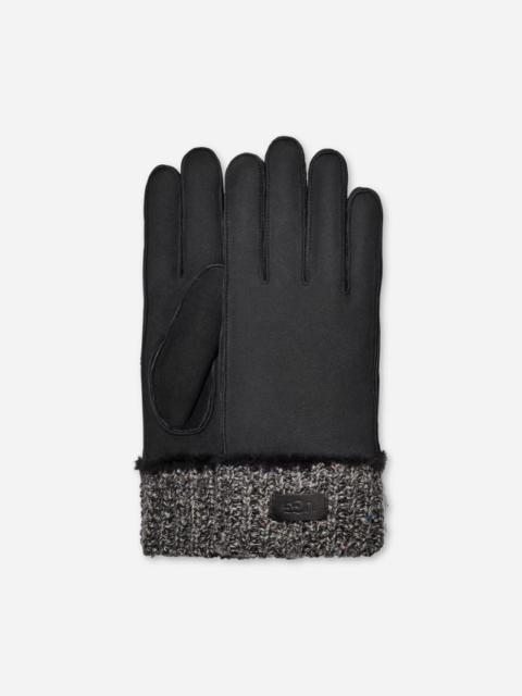 UGG ® Men's Sheepskin Knit Cuff Glove Sheepskin/Knit Gloves in Black