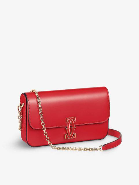 Cartier Double C de Cartier mini leather cross-body bag