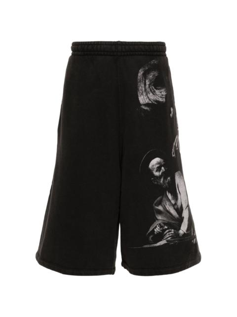 S. Matthew cotton track shorts