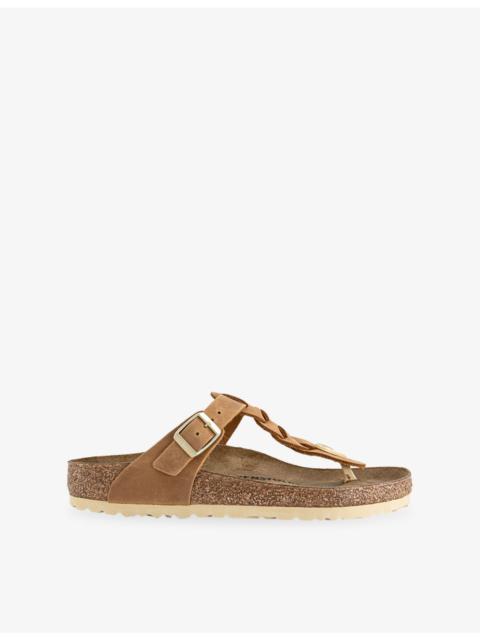 BIRKENSTOCK Toe-Post Suede Sandals