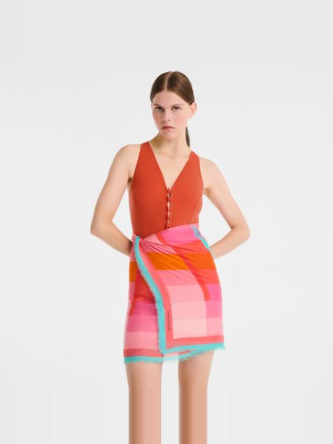 Longchamp Éclat Chromatique Stole Pink - Modal