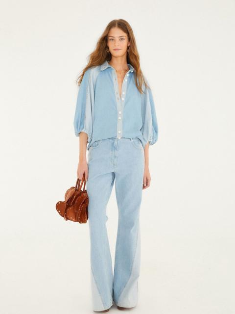 Denim Tree Light Colors Pants