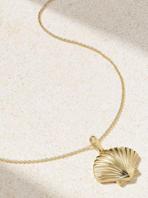 Small Venus 14-karat gold necklace