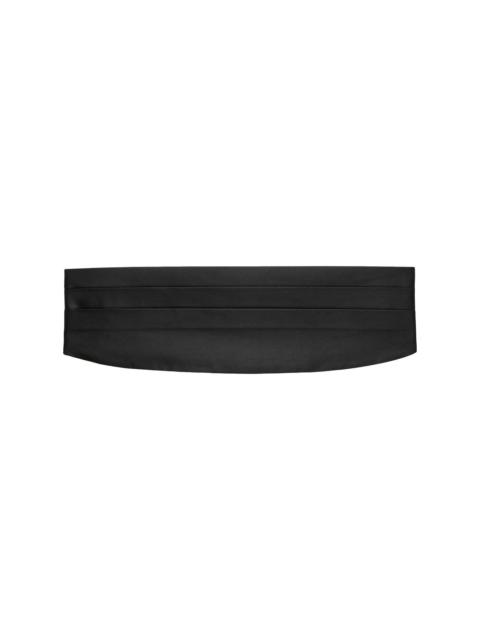 EMPORIO ARMANI pleated tuxedo belt