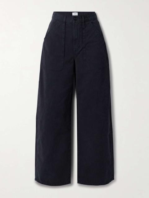 Citizens of Humanity Ayla Cargo high-rise wide-leg jeans Black