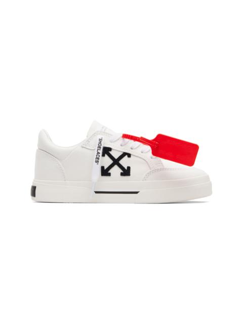 Off-White White Vulcanized Low Canvas Sneakers