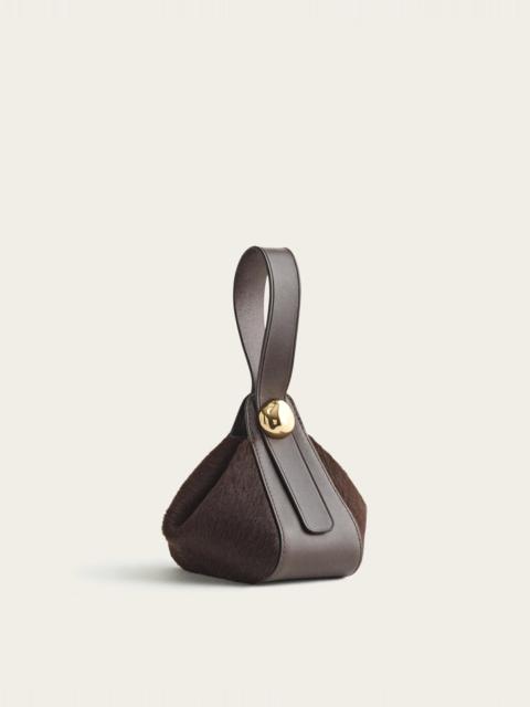 Madewell The Sculpted Metal Wristlet Bag