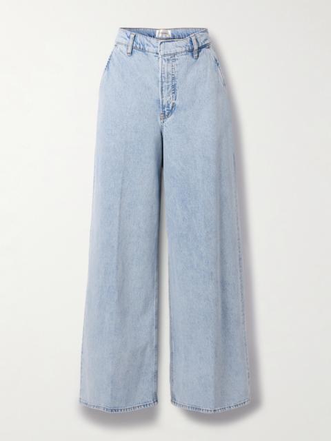 FRAME The Wide Trouser High-rise Wide-leg Organic Jeans