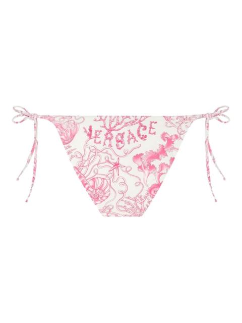 VERSACE side-ties bikini bottom