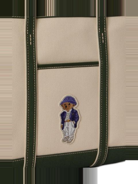 Polo Ralph Lauren Small Canvas Polo Bear Shopper Tote