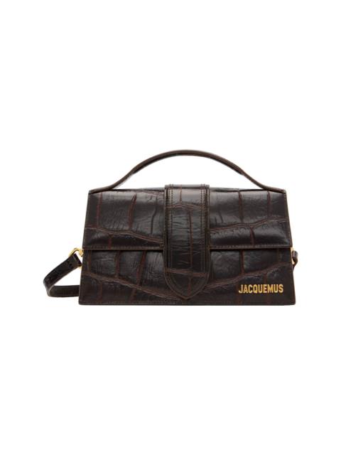 JACQUEMUS Brown 'The large Bambino' Bag