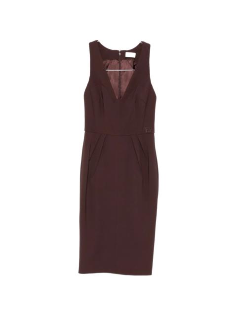 ELISABETTA FRANCHI Elisabetta Franchi V-neck Midi Dress