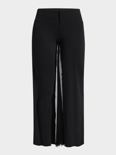 courrèges Infinity Pleats Jersey Pants