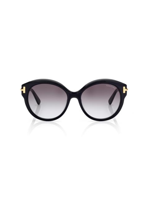 TOM FORD ICON ROUND SUNGLASSES
