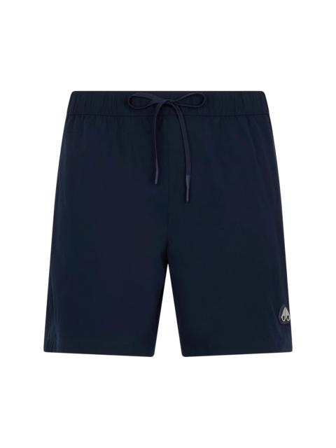 MOOSE KNUCKLES Men's Logo Drawstring Swim Shorts - Navy