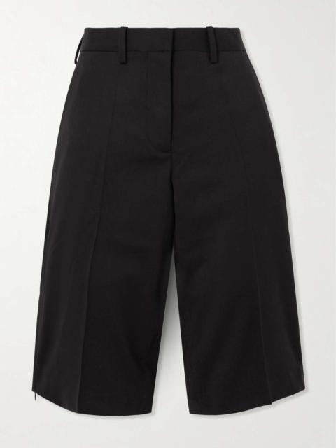 Helmut Lang Wool-twill shorts