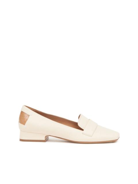 Maison Margiela logo-detail leather loafers