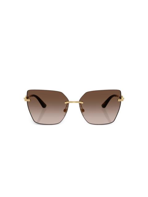 Dolce & Gabbana geometric-frame sunglasses
